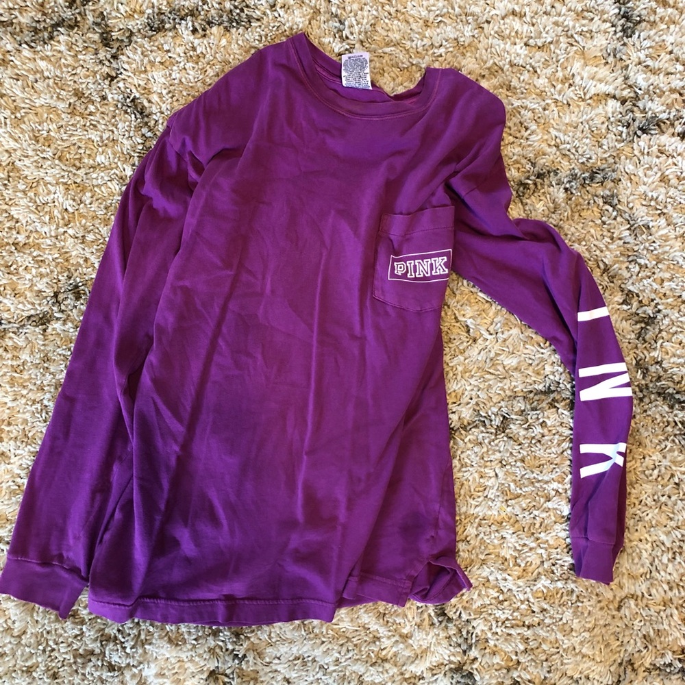 Purple long sleeved PINK VS
